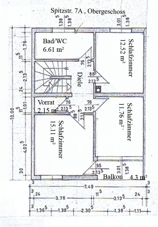 Grundriss Obergeschoss
